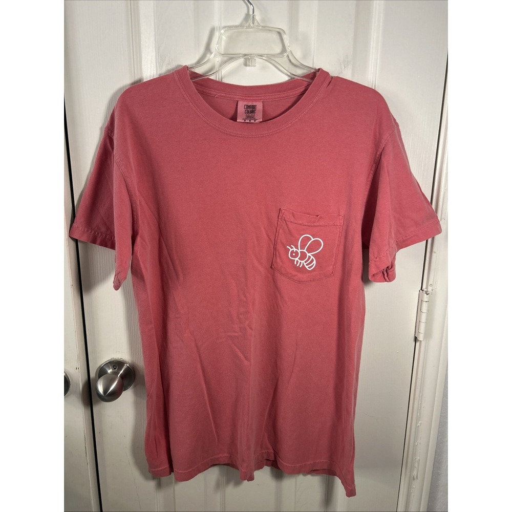 Comfort Colors Pink Southern Hive Medium Short Sleeve T-Shirt USA Bees